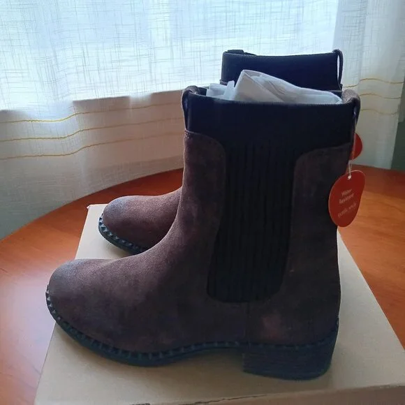 Gentle Souls by Kenneth Cole Chocolate Suede Boots - Picture 1 of 10